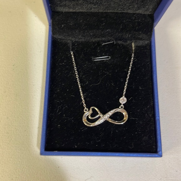 van chloe Jewelry - BNIB Silver Infinity Necklace 18” chain
